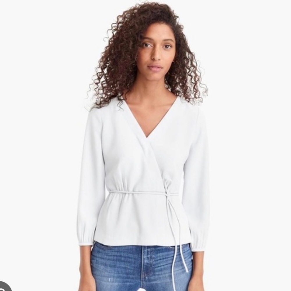 J.Crew Faux Wrap Top